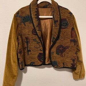 Vintage Patterned Women's Jacket